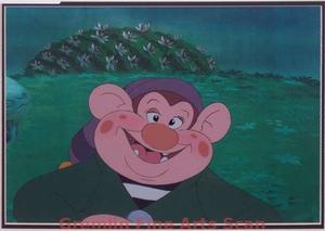 A TROLL IN CENTRAL PARK   1994   Production cel Stanley.  Presented on a  color laser background.