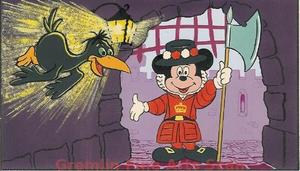 THE PRINCE & THE PAUPER - NOW I KNOW 1973 Original watercolor painting depicting Mickey Mouse in a scene from Prince & The Pauper. This was published in Disney’s Know I Know, Dec. 16, 1972. Back Cover Art. This artwork is custom matted and ready to frame. 4 x 6 1/2 Inches. 21151-DA $300.00 Matted