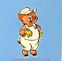 THE THREE LITTLE PIGS 1972 This Original Watercolor Painting was Published in Disney’s Now I Know, December 16th. Matted to 8 x 10 Inches. 16002-DA $59.00 Matted