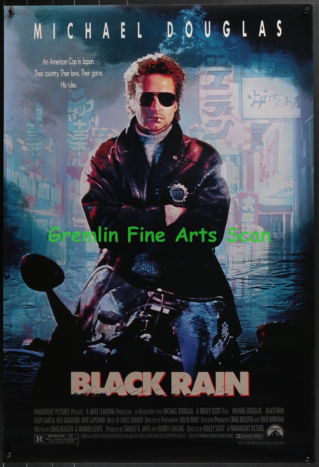 BLACK RAIN 1989