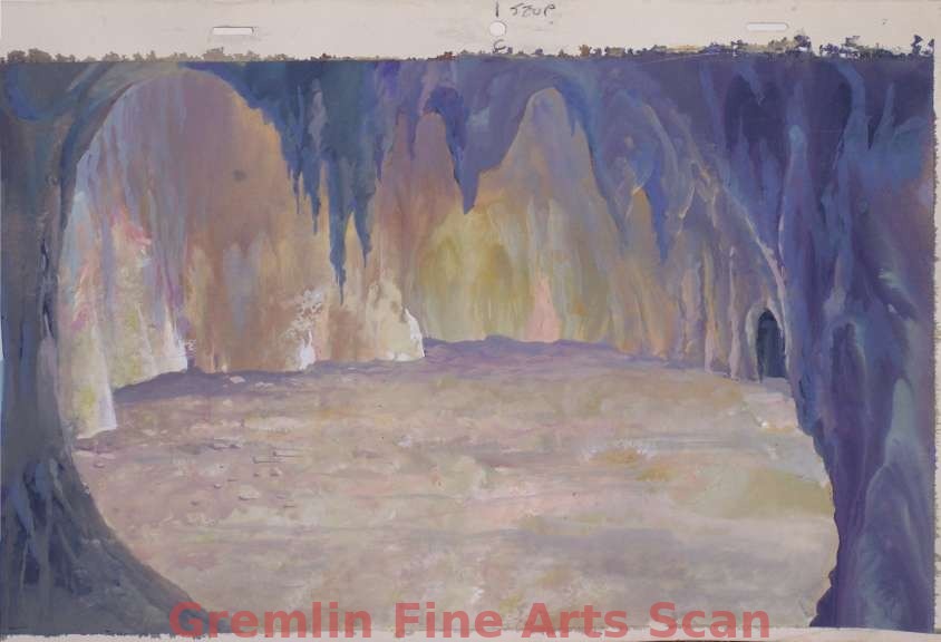 THE 13 GHOSTS OF SCOOBY-DOO   1980   Watercolor production background