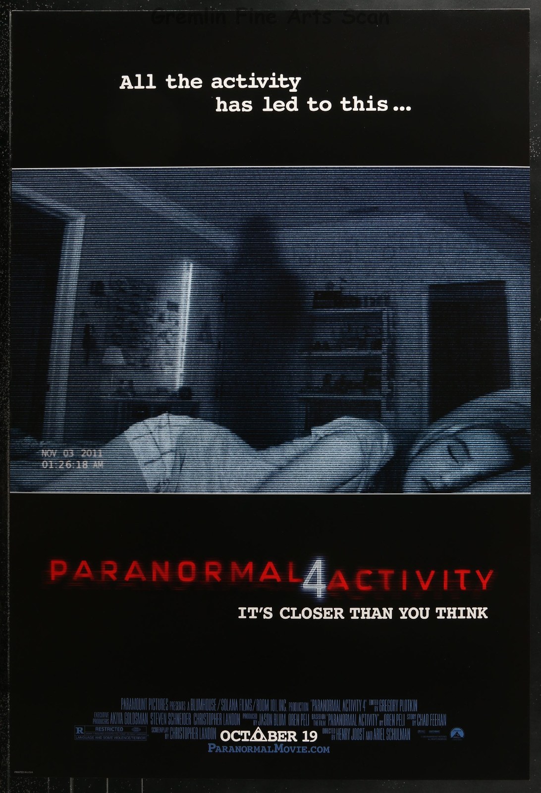 PARANORMAL ACTIVITY 4 2012