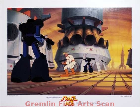 SPACE ACE LOBBY CARD #8
