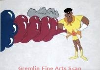 FAT ALBERT SERIES (THE BROWN HORNET) 1972 Multi-Cel Setup of the Brown Hornet Letting the Hot Air Out of the Balloon.