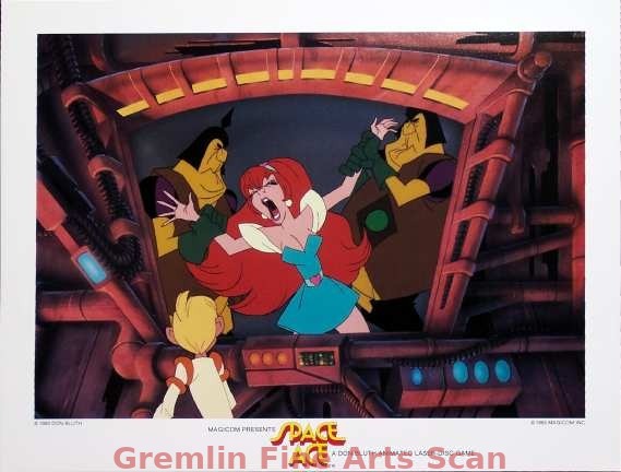 SPACE ACE LOBBY CARD #2