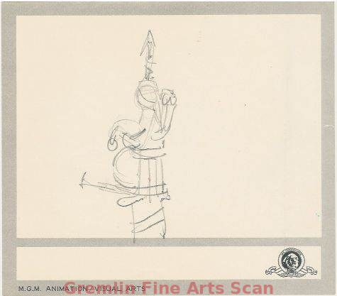 HOW THE GRINCH STOLE CHRISTMAS 1966 Rough Preliminary Storyboard created during the development of the cartoon. Drawn by Maurice Noble in Pencil on MGM Storyboard Paper.