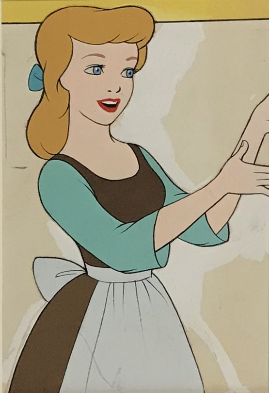 CINDERELLA    1980's    Watercolor Painting of Cinderella done for Cinderella's Disney Time Magazine, published in England.  Custom matted and ready to frame.  Matted to 8 x 10 Inches.    Matted    22488-DA      $39.00
