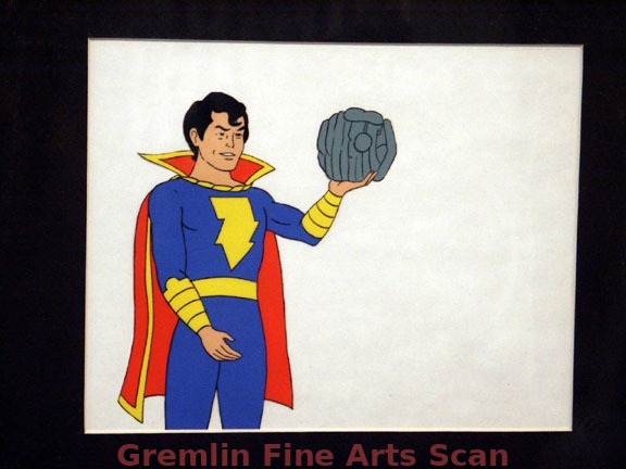 TEEN TITANS 1970’S Production Cel of Captain Marvel, Jr. Ref. #MJ5.